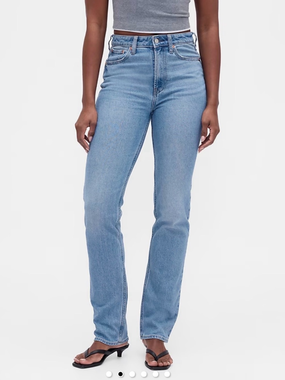 GAP Curvy High Rise ‘90s Slim Straight Jeans